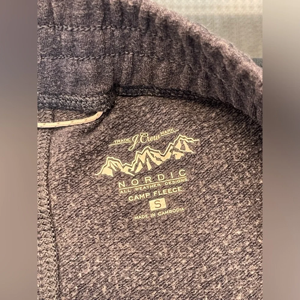 J. Crew Nordic Camp Fleece Jogger Pants - Sz S